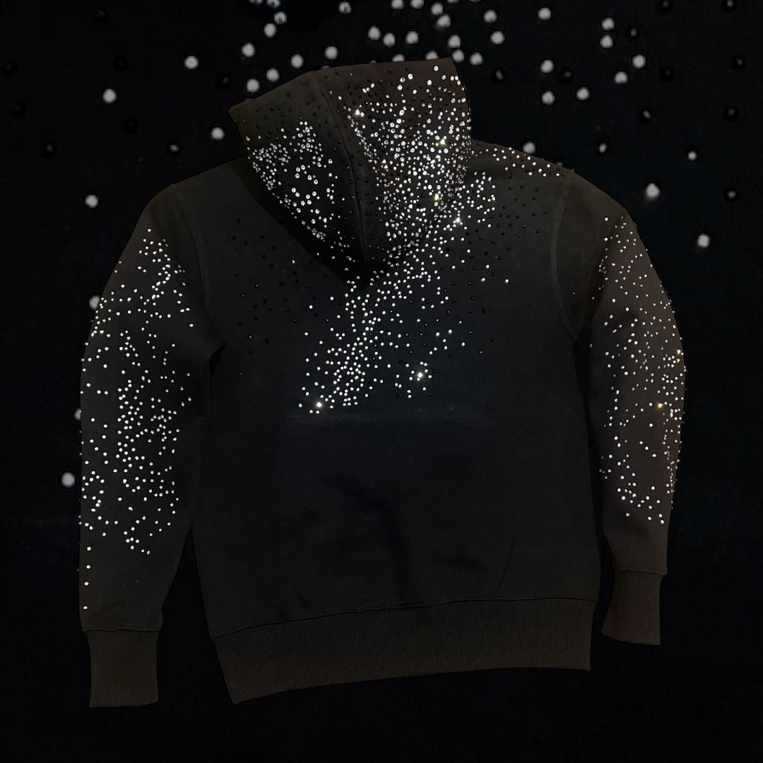 rhinestone embellished pullover