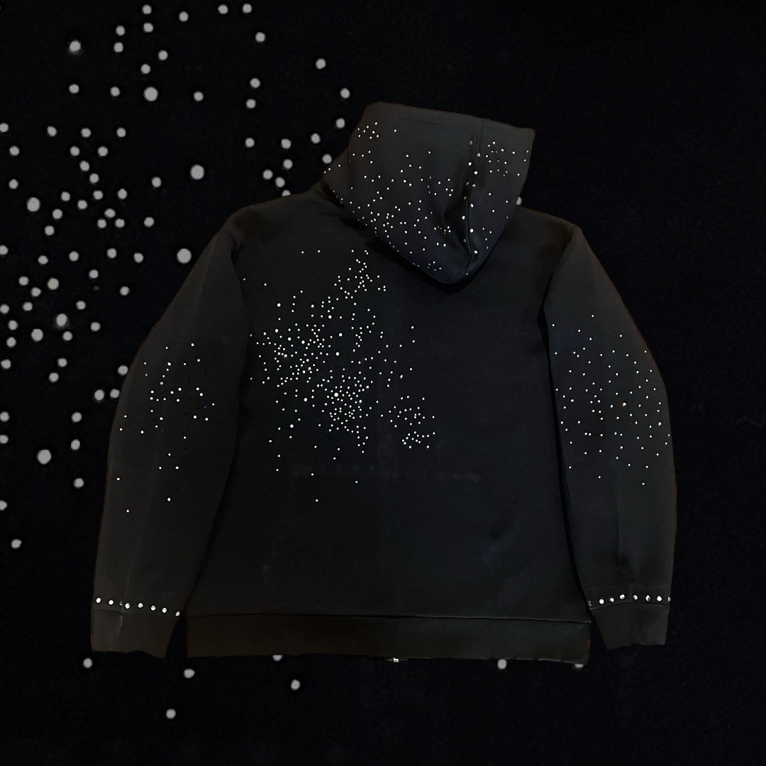 RHinestone zip up
