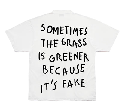 "GRASS IS GREENER" TEE